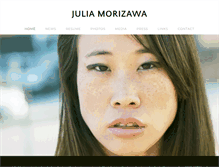 Tablet Screenshot of juliamorizawa.com